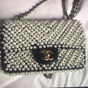 Chanel mini pearl bag